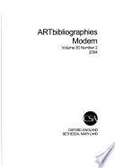 Artbibliographies Modern