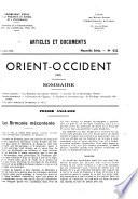 Articles et documents
