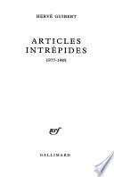 Articles intrépides