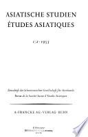 Asiatische Studien