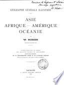 Asie, Afrique, Amérique, Océanie