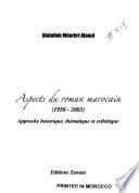 Aspects du roman marocain, 1950-2003