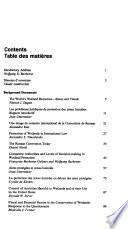 Aspects Juridiques de la Protection Des Zones Humides
