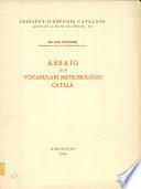 Assaig d'un vocabulari meteorològic català