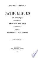 Assemblée générale des Catholiques de Belgique