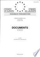 Assemblée parlementaire Documents de séance Session ordinaire 2000 (Première partie), Volume I