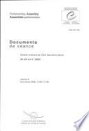 Assemblée Parlementaire Documents de séance Session ordinaire de 2004 (deuxième partie), avril 2004, Volume III (2004)
