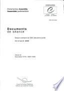 Assemblée Parlementaire Documents de séance Session ordinaire de 2006 (deuxième partie), avril 2006, Volume III