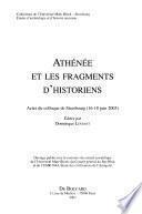 Athénée et les fragments d'historiens