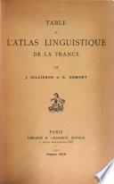 Atlas linguistique de la France