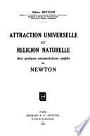 Attraction universelle et religion naturelle chez quelques commentateurs anglais de Newton