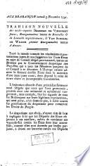 Au Brabançon samedi 5 novembre 1791. Trahison nouvelle des archi-coquins Beekman de Vieussart frères, bourguemaîtres intrus de Bruxelles & de Louvain respectivement, & Van Schorel de Wilryk premier bourguemaître intrus d'Anvers