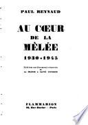 Au cœur de la mêlée, 1930-1945
