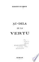 Au-delà de la vertu