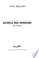 Au-delà des horizons