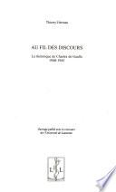 Au fil des discours