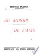Au miroir de l'âme