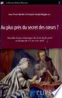 Au plus près du secret des coeurs