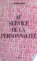 Au service de la personnalité