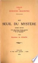 Au seuil du mystère