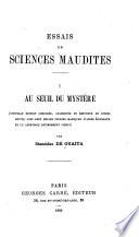 Au seuil du mystère