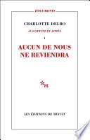 Aucun de nous ne reviendra