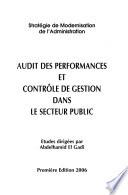 Audit des performances et contrôle de gestion dans le secteur public