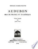Audubon, fils de France et d'Amérique