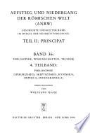 Aufstieg und Niedergang der römischen Welt: Principat. v