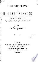 Auguste Comte et Herbert Spencer