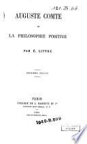 Auguste Comte et la Philosophie Positive