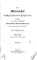 Aus Metternich's nachgelassenen Papieren