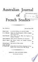 Australian Journal of French Studies