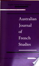 Australian Journal of French Studies