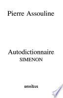 Autodictionnaire Simenon