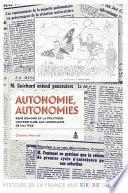 Autonomie, autonomies