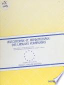 Autonomie et apprentissage des langues étrangères