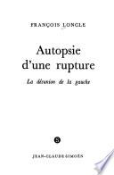 Autopsie d'une rupture