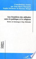 Aux frontières des attitudes