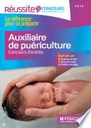 Auxiliaire de puériculture - Concours d'entrée 2016 -