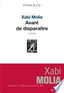 Avant de disparaître