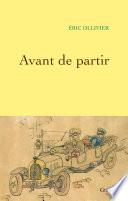 Avant de partir