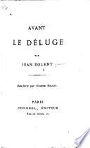 Avant le Déluge