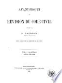 Avant-projet de révision du code civil belge