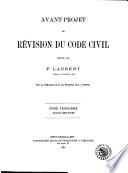 Avant-projet de révision du code civil belge
