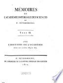 Avec L'Histoire De L'Académie Pour Les Années 1809 - 1810