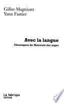 Avec la langue