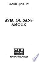Avec ou sans amour