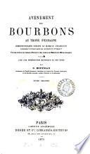 Avénement des Bourbons au trône d'Espagne, Correspondance inédite du marquis d'Harcourt, publ. avec une intr. et des notes par C. Hippeau