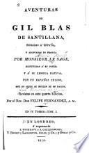Aventuras de Gil Blas de Santillana robadas á España